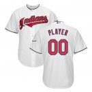 Custom Cleveland Indians 2019 All-Star Game Patch Cool Base Men's Jersey White