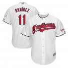 Jose Ramirez #11 Cleveland Indians 2019 All-Star Game Patch Cool Base Player Men's Jersey White