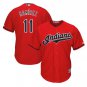 Jose Ramirez #11 Cleveland Indians Cool Base Player Men's Jersey Scarlet