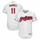 Jose Ramirez #11 Cleveland Indians 2019 All-Star Game Patch Flex Base Player Men's Jersey White