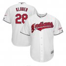 Corey Kluber #28 Cleveland Indians 2019 All-Star Game Patch Cool Base Player Men's Jersey White