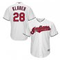 Corey Kluber #28 Cleveland Indians Cool Base Player Men's Jersey White