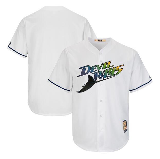 Tampa Bay Rays Cool Base Cooperstown Men's Jersey White