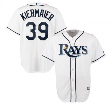 Kevin Kiermaier #39 Tampa Bay Rays Cool Base Player Men's Jersey White