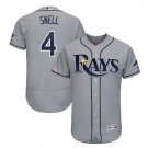 Blake Snell #4 Tampa Bay Rays Flex Base Collection Player Men's Jersey Gray