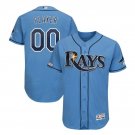 Custom Tampa Bay Rays Flex Base Collection Men's Jersey Light Blue