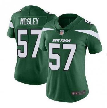 C.J. Mosley #57 New York Jets 2019 Color Rush Limited Jersey Women's Green