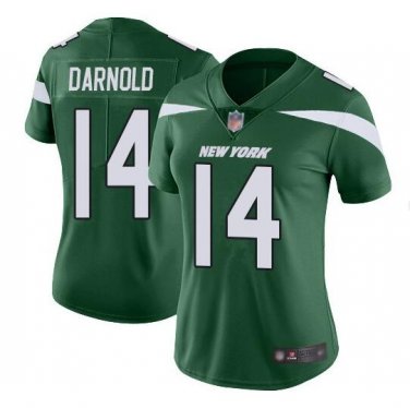 Sam Darnold #14 New York Jets 2019 Color Rush Limited Jersey Women's Green