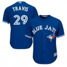 Devon Travis #29 Toronto Blue Jays Cool Base Player Men's Jersey Royal
