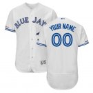 Custom Toronto Blue Jays Flex Base Collection Men's Jersey White M L XL XXL XXXL