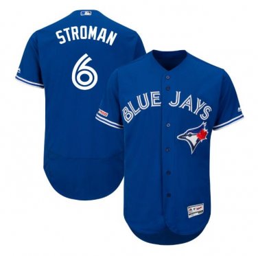 Marcus Stroman #6 Toronto Blue Jays Flex Base Collection Player Men's Jersey Royal