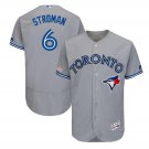 Marcus Stroman #6 Toronto Blue Jays Flex Base Collection Player Men's Jersey Gray