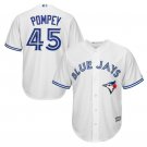 Dalton Pompey #45 Toronto Blue Jays Cool Base Player Men's Jersey White