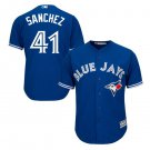 Aaron Sanchez #41 Toronto Blue Jays Cool Base Player Men's Jersey Royal