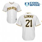 Roberto Clemente #21 Pittsburgh Pirates Cool Base Player Men's Jersey White