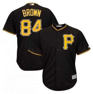 Antonio Brown #84 Pittsburgh Pirates Cool Base Player Men's Jersey Black