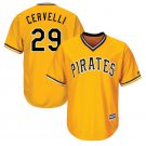 Francisco Cervelli #29 Pittsburgh Pirates Cool Base Player Men's Jersey Gold