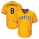 Willie Stargell #8 Pittsburgh Pirates Cool Base Player Men's Jersey Gold