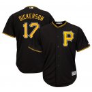 Corey Dickerson #12 Pittsburgh Pirates Cool Base Player Men's Jersey Black