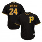 Chris Archer #24 Pittsburgh Pirates Cool Base Player Men's Jersey Black