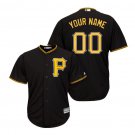 Custom Pittsburgh Pirates Cool Base Men's Jersey Black M L XL XXL XXXL