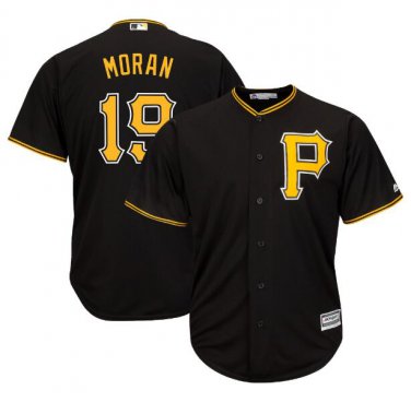 Colin Moran #19 Pittsburgh Pirates Cool Base Player Men's Jersey Black