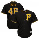 Ivan Nova #46 Pittsburgh Pirates Cool Base Player Men's Jersey Black