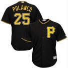 Gregory Polanco #25 Pittsburgh Pirates Cool Base Player Men's Jersey Black
