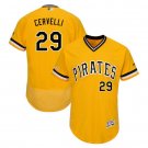 Francisco Cervelli #29 Pittsburgh Pirates Flex Base Collection Player Men's Jersey Gold