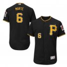 Starling Marte #6 Pittsburgh Pirates Flex Base Collection Player Men's Jersey Black