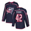 Alexandre Texier #42 Columbus Blue Jackets Player Men's Jersey Navy