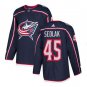 Lukas Sedlak #45 Columbus Blue Jackets Player Men's Jersey Navy