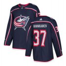 Markus Hannikainen #37 Columbus Blue Jackets Player Men's Jersey Navy