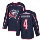 Scott Harrington #4 Columbus Blue Jackets Player Men's Jersey Navy