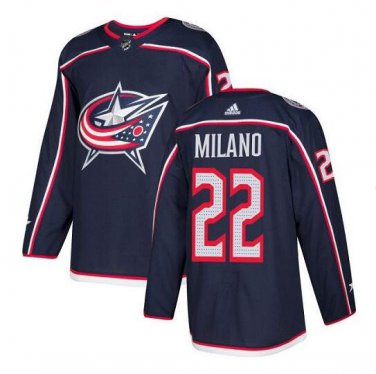Sonny Milano #22 Columbus Blue Jackets Player Men's Jersey Navy