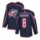 Zach Werenski #8 Columbus Blue Jackets Player Men's Jersey Navy
