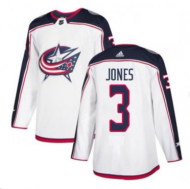 Seth Jones #3 Columbus Blue Jackets Player Men's Jersey White