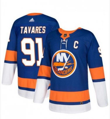 John Tavares #91 New York Islanders Player Men's Jersey Blue