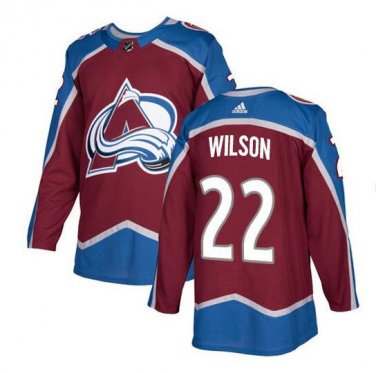 Colin Wilson #22 Colorado Avalanche Player Men's Jersey Burgundy