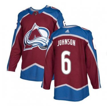 Erik Johnson #6 Colorado Avalanche Player Men's Jersey Burgundy