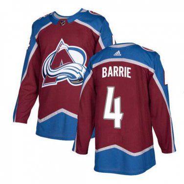 Tyson Barrie #4 Colorado Avalanche Player Men's Jersey Burgundy