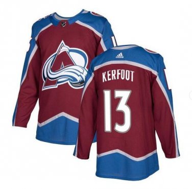 Alexander Kerfoot #13 Colorado Avalanche Player Men's Jersey Burgundy