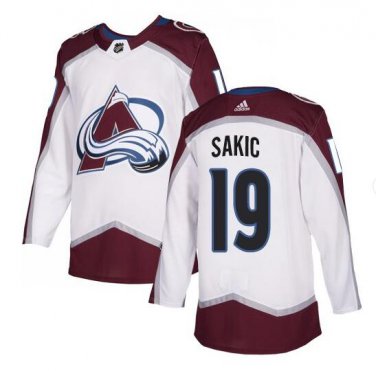 Joe Sakic #19 Colorado Avalanche Player Men's Jersey White