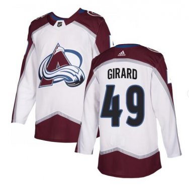 Samuel Girard #49 Colorado Avalanche Player Men's Jersey White