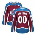 Custom New York Islanders Home Women's Jersey Burgundy
