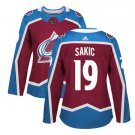 Joe Sakic #19 Colorado Avalanche Player Women's Jersey Burgundy
