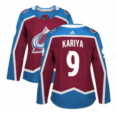 Paul Kariya #9 Colorado Avalanche Player Women's Jersey Burgundy