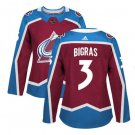 Chris Bigras #3 Colorado Avalanche Player Women's Jersey Burgundy