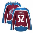 Adam Foote #52 Colorado Avalanche Player Women's Jersey Burgundy