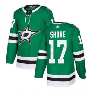 Devin Shore #17 Dallas Stars Player Men's Jersey Green